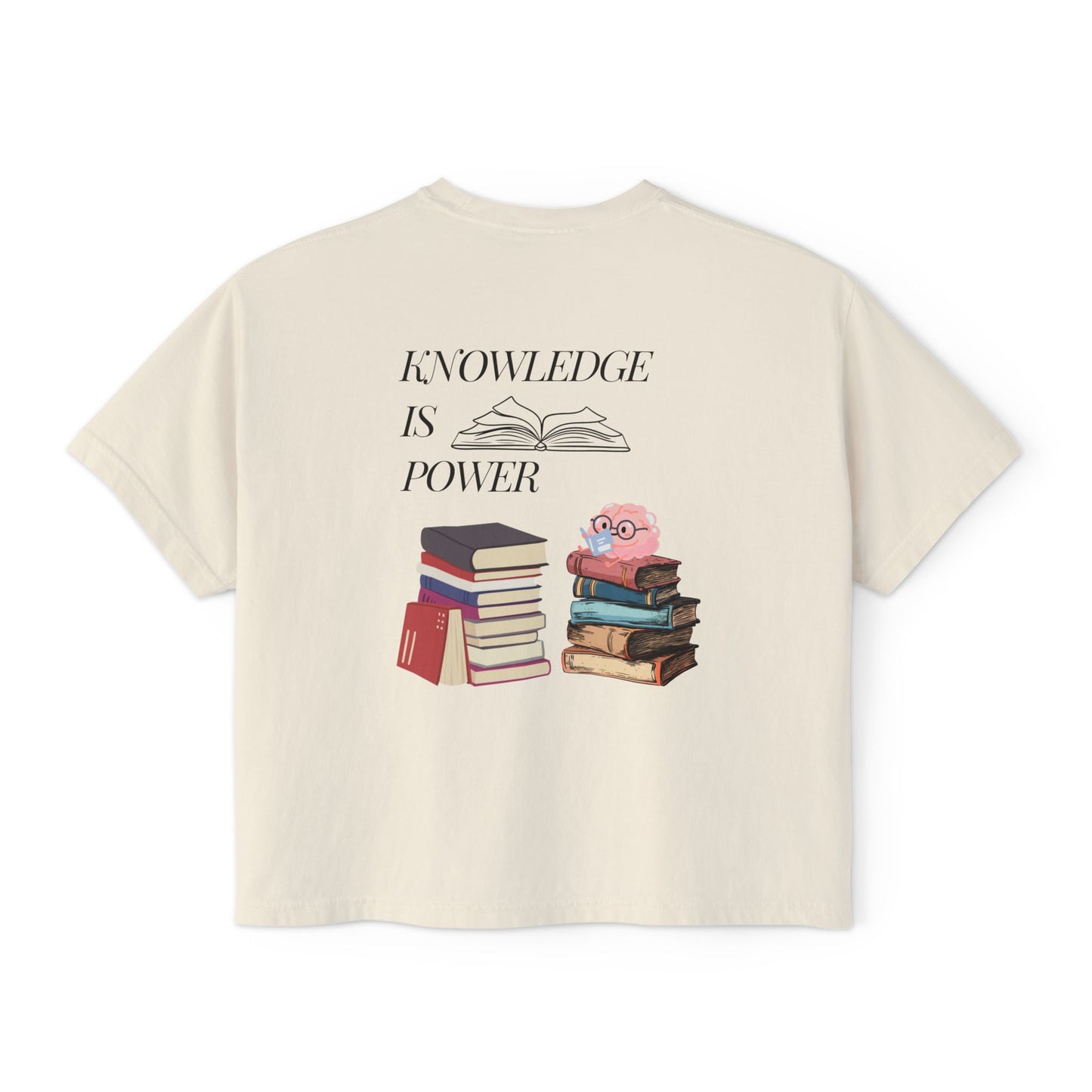 Easily distracted by books | Women's Boxy Tee