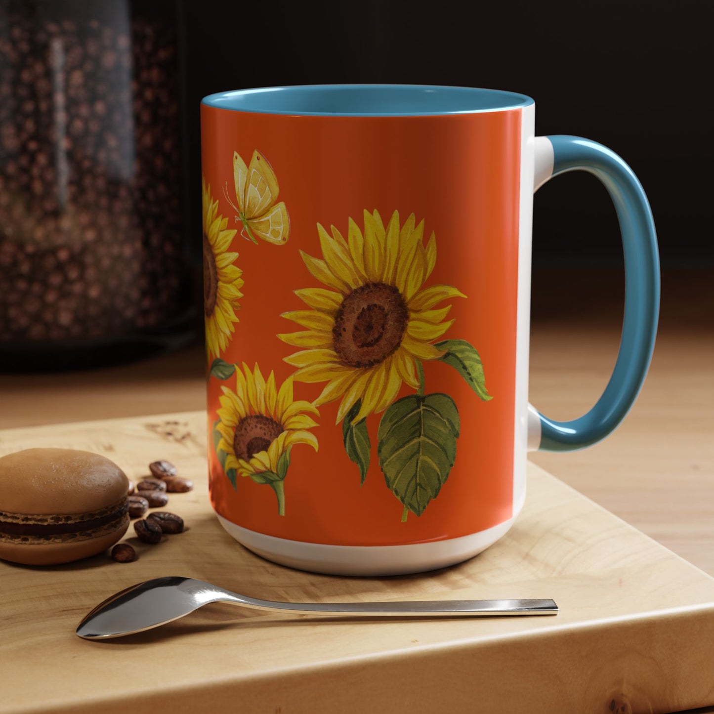 Sunflowers Accent Coffee Mug (11, 15oz)