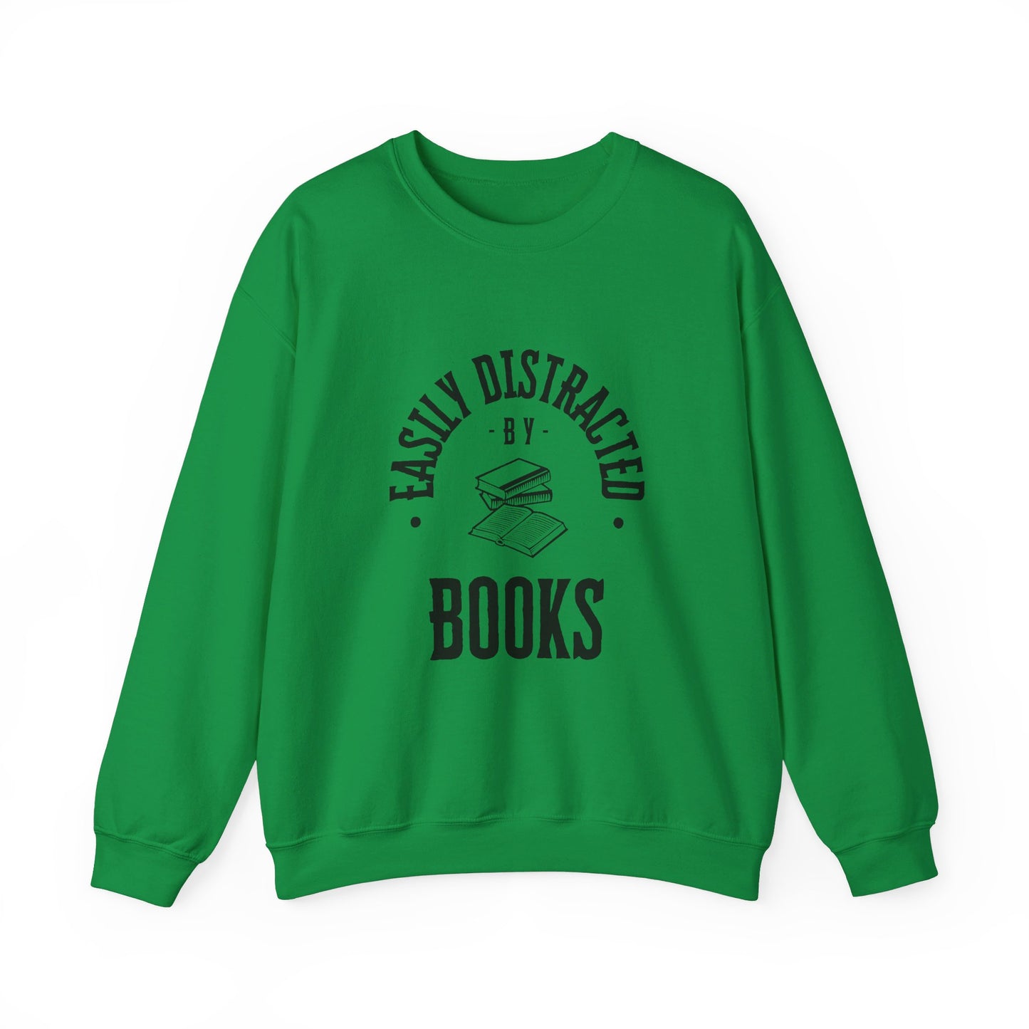 Easily distracted by books | Unisex Heavy Blend™ Crewneck Sweatshirt