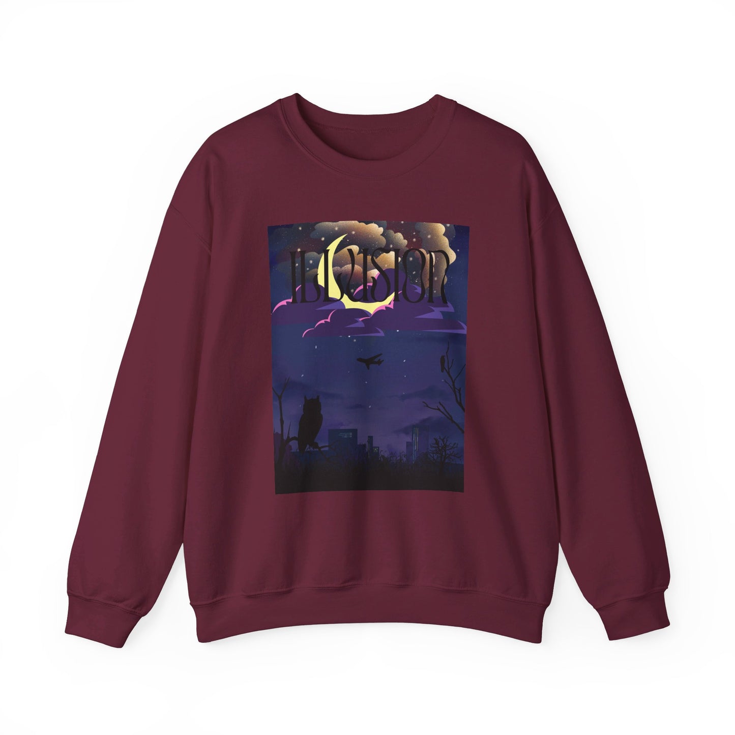 ILLUSION | Unisex Heavy Blend™ Crewneck Sweatshirt