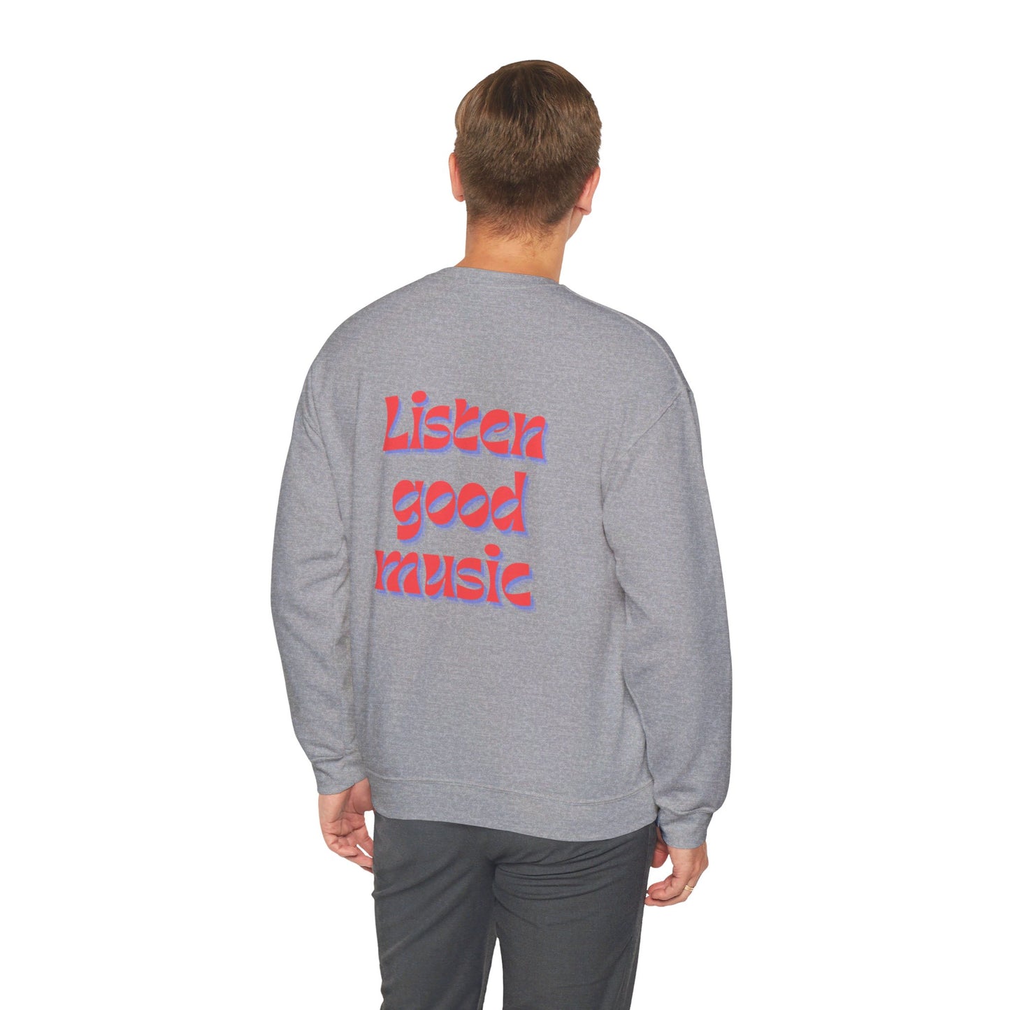 Listen Good Music | Unisex Heavy Blend™ Crewneck Sweatshirt