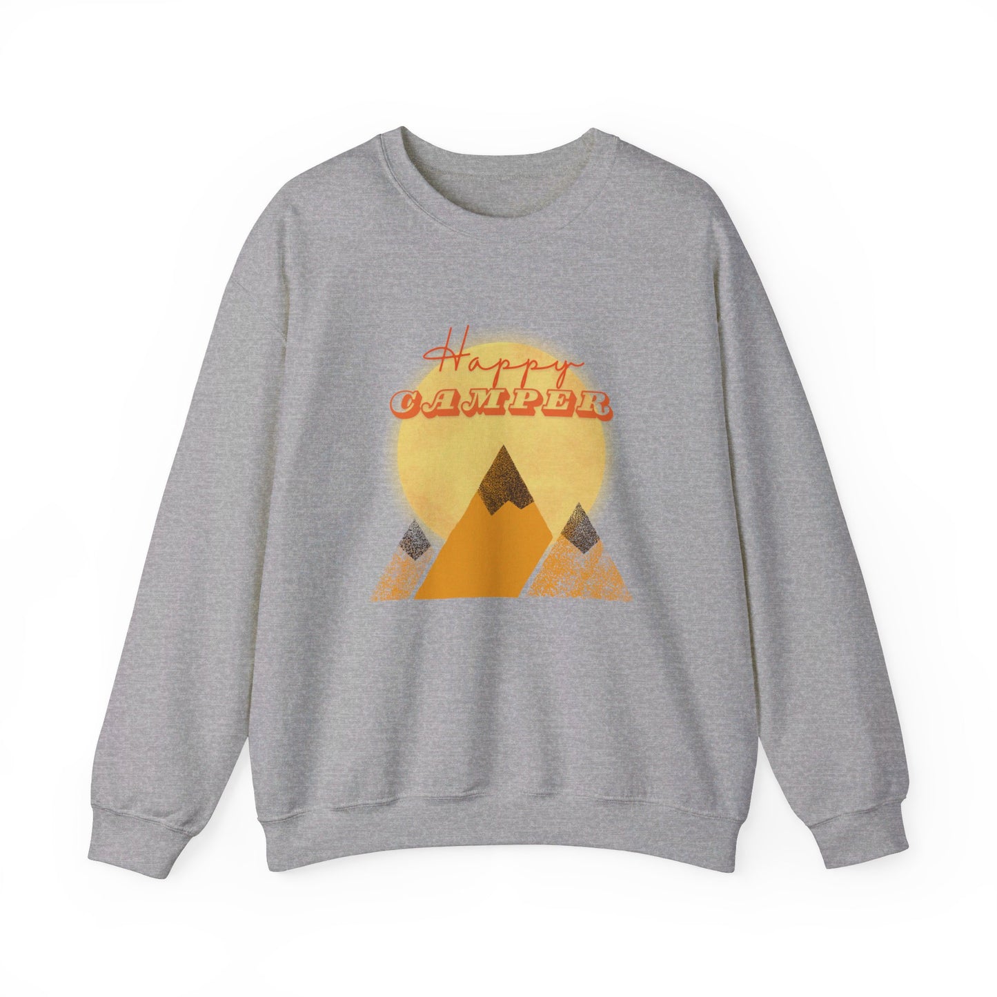 The Happy Camper | Unisex Heavy Blend™ Crewneck Sweatshirt