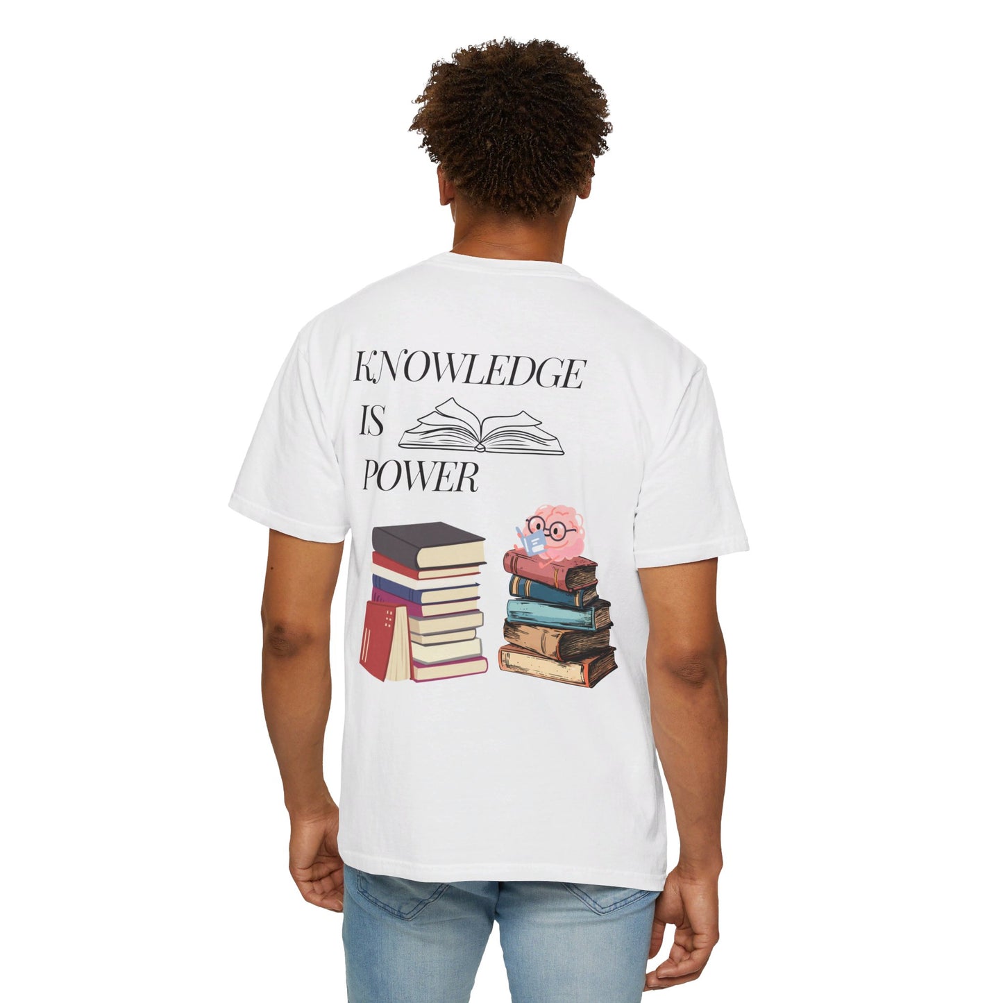 Easily distracted by books | Unisex Garment-Dyed T-shirt