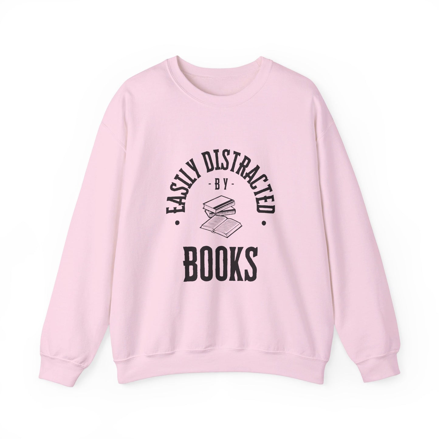 Easily distracted by books | Unisex Heavy Blend™ Crewneck Sweatshirt