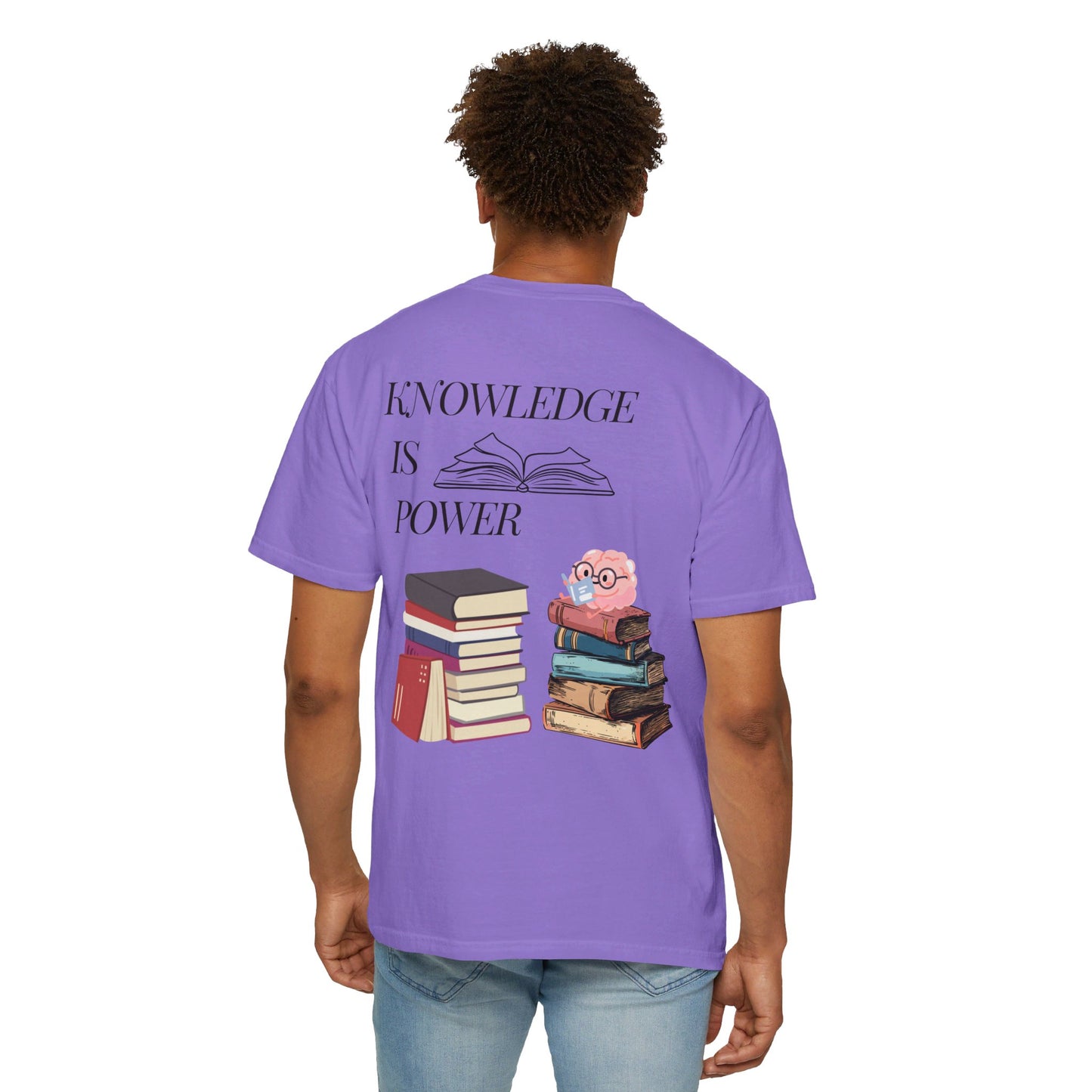 Easily distracted by books | Unisex Garment-Dyed T-shirt