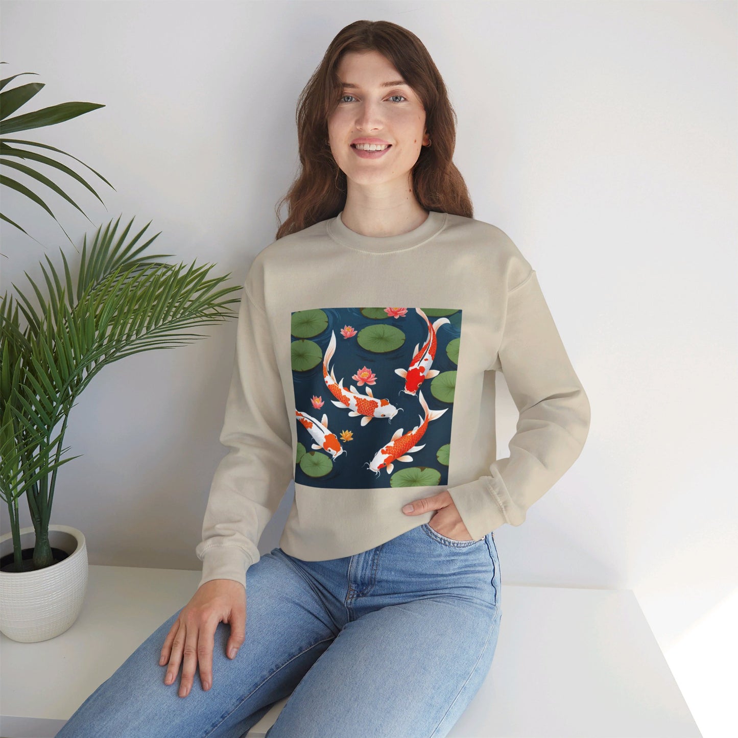 Koi fish | Unisex Heavy Blend™ Crewneck Sweatshirt