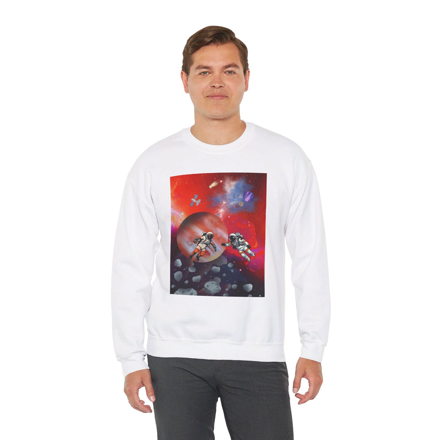 Astronauts in space | Unisex Heavy Blend™ Crewneck Sweatshirt