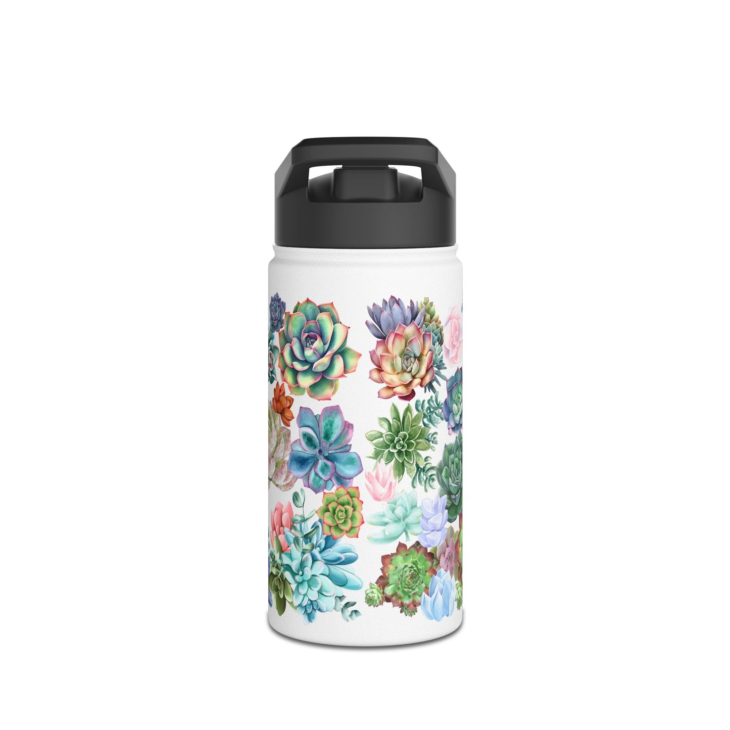 Succulents | Stainless Steel Water Bottle, Standard Lid