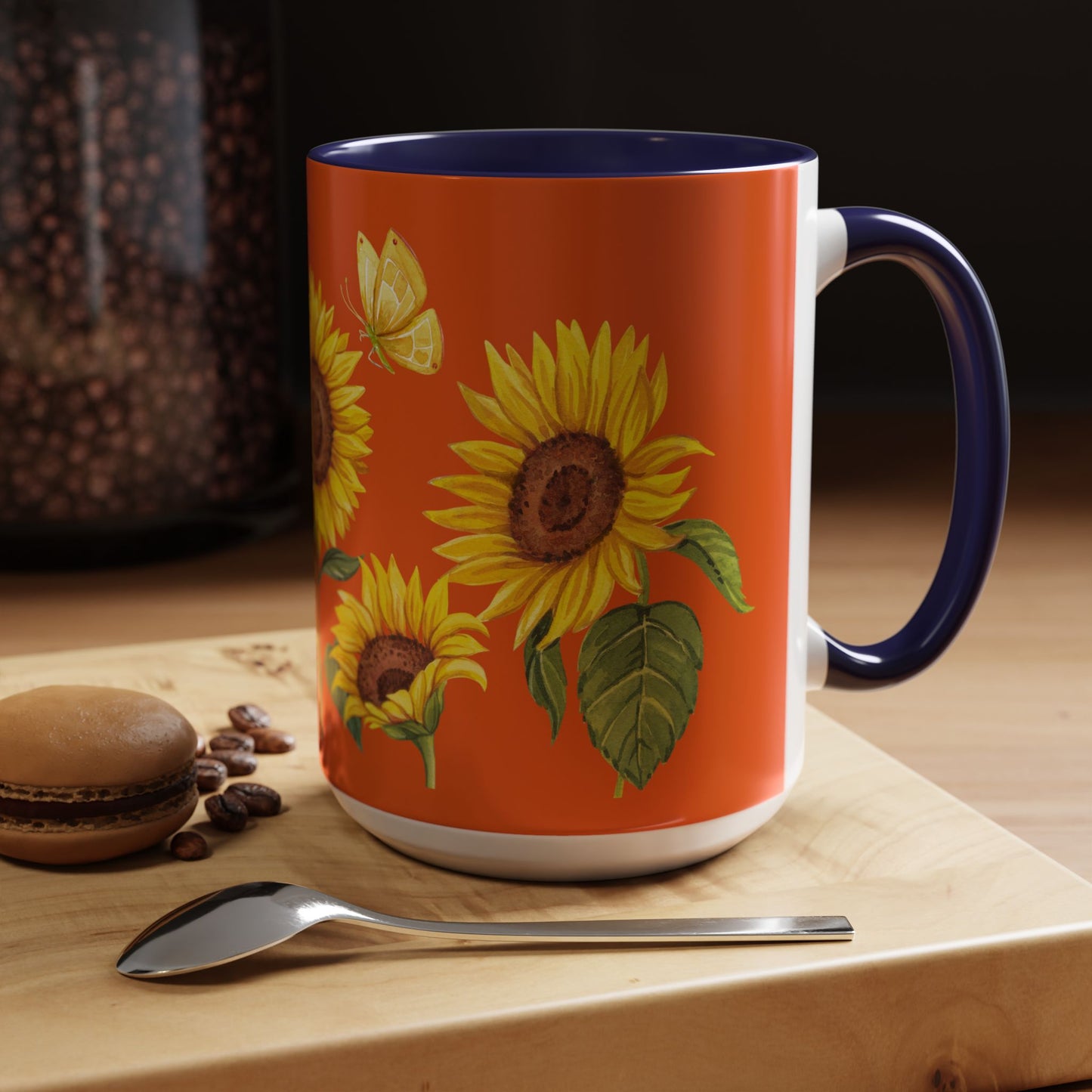 Sunflowers Accent Coffee Mug (11, 15oz)