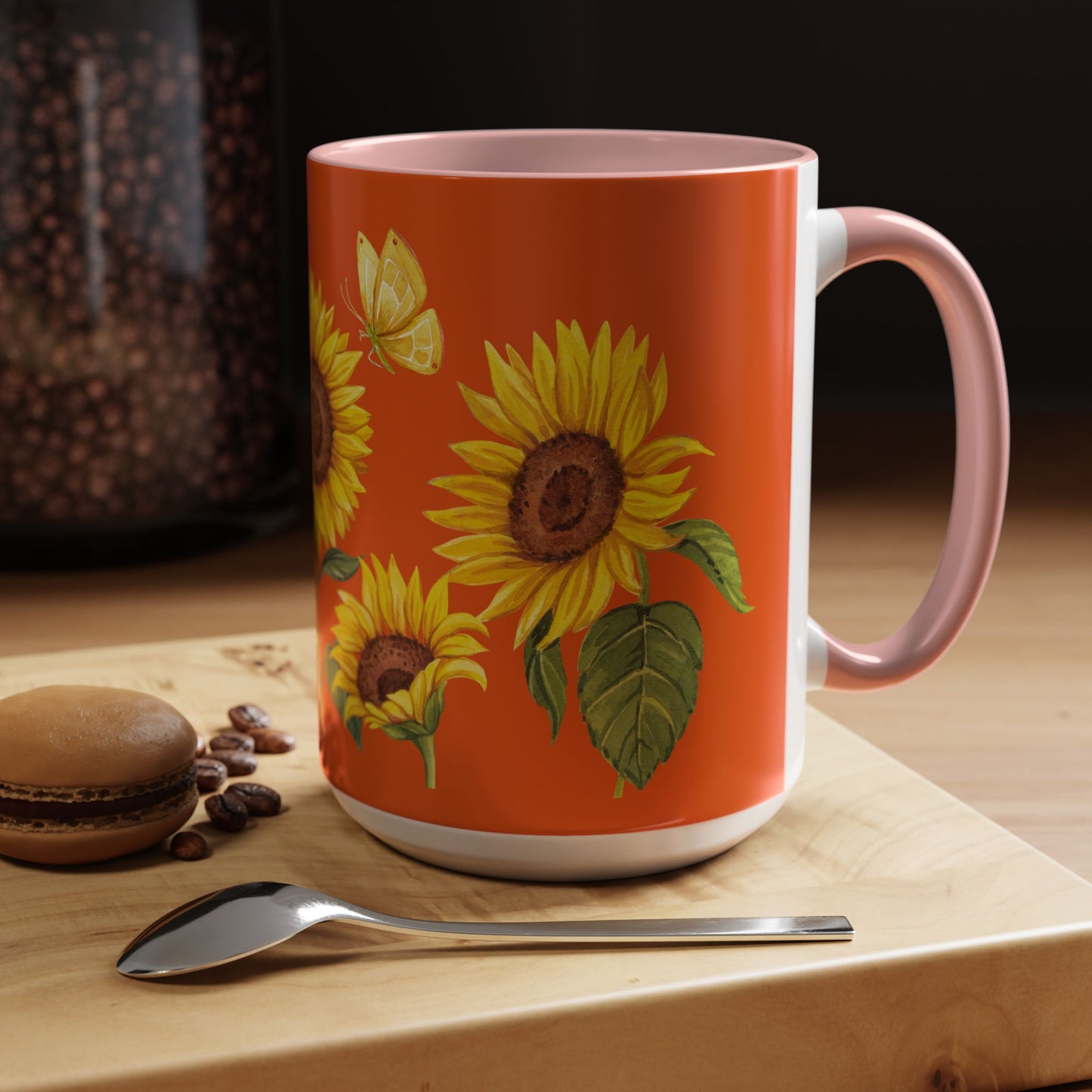 Sunflowers Accent Coffee Mug (11, 15oz)