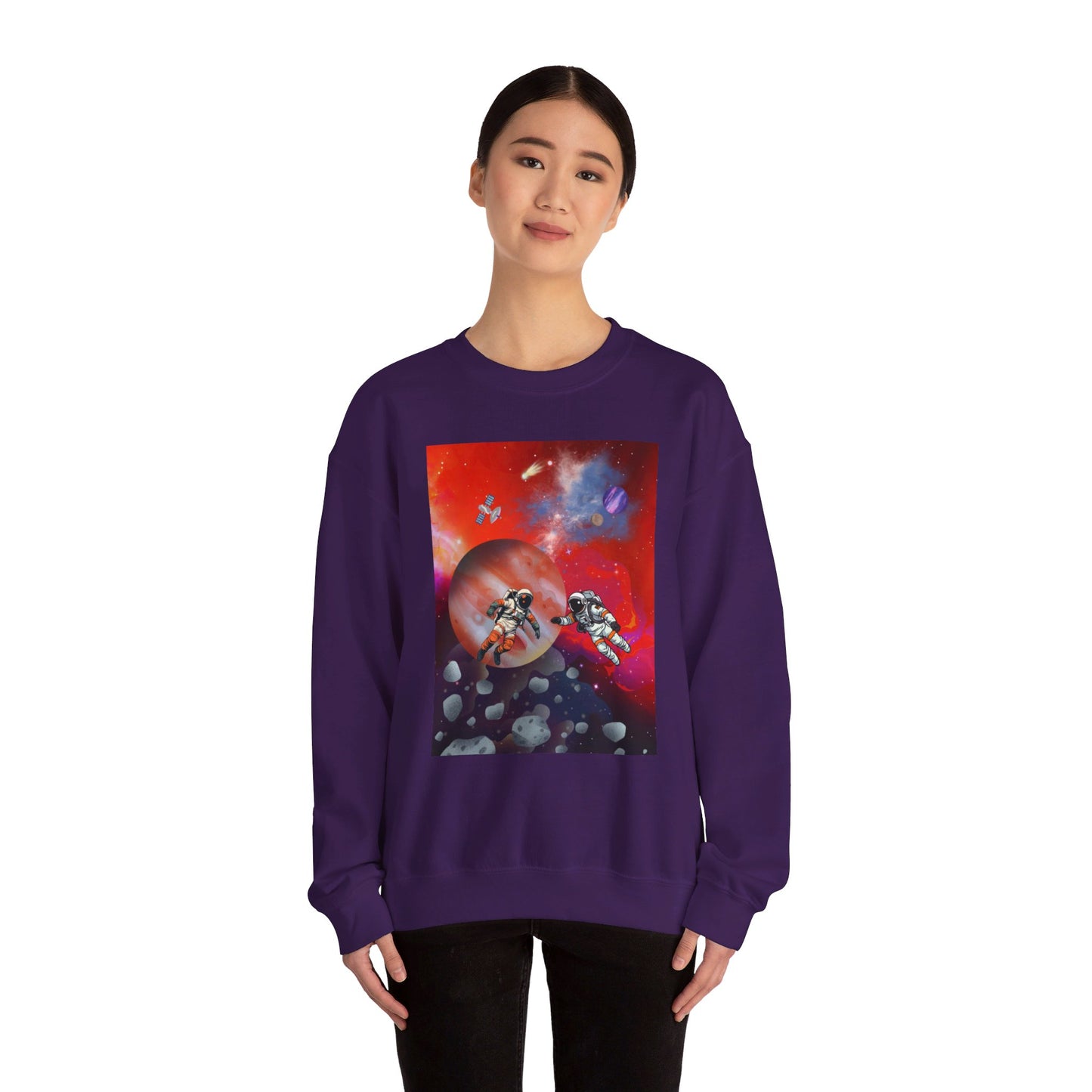 Astronauts in space | Unisex Heavy Blend™ Crewneck Sweatshirt