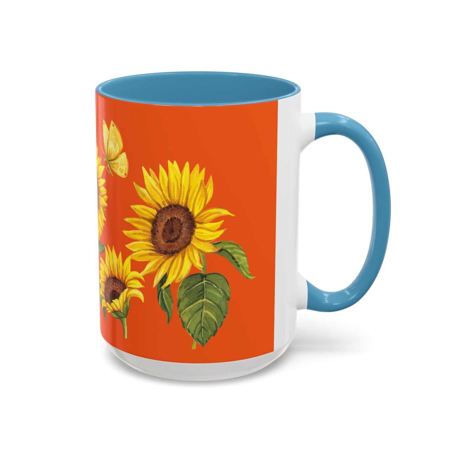 Sunflowers Accent Coffee Mug (11, 15oz)