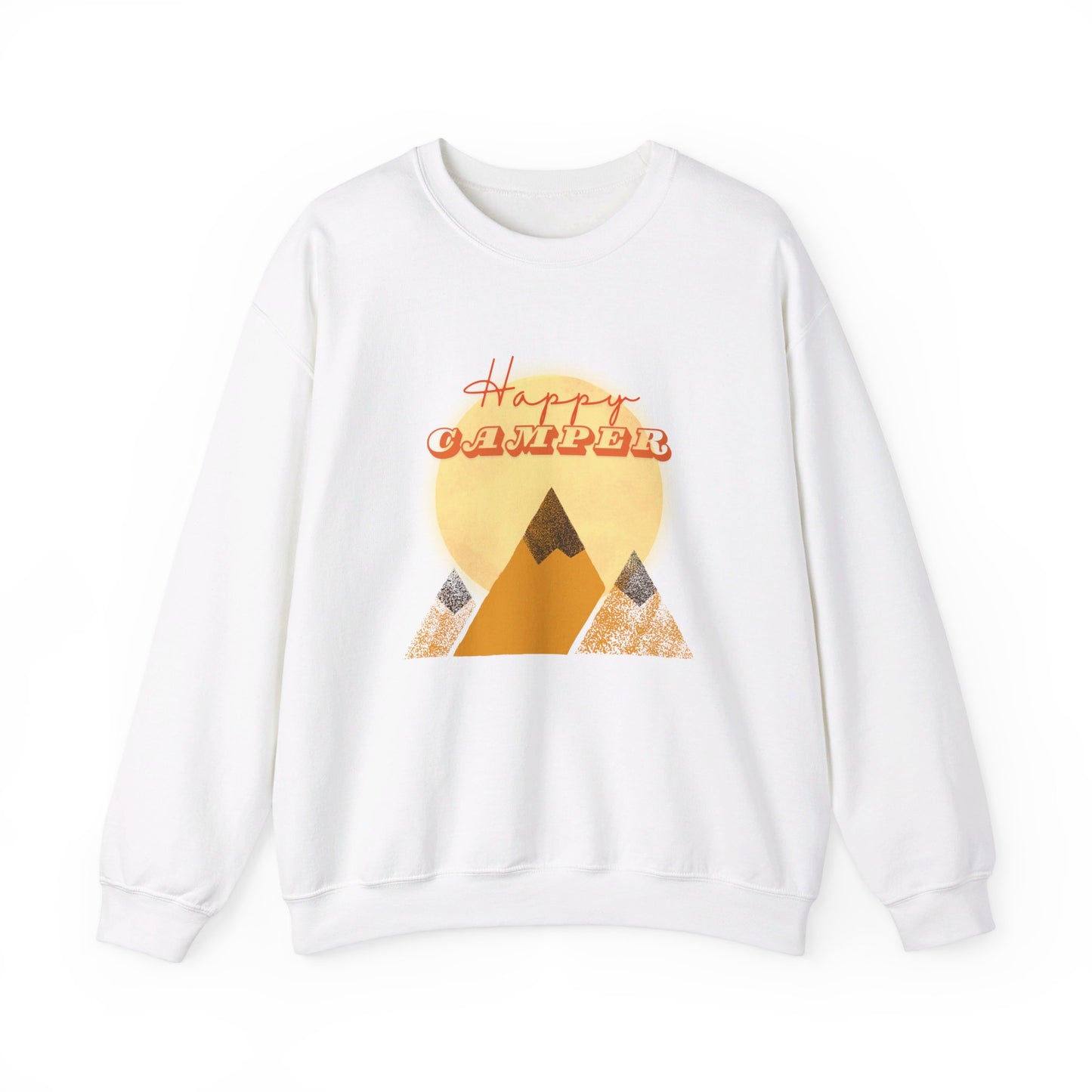 The Happy Camper | Unisex Heavy Blend™ Crewneck Sweatshirt