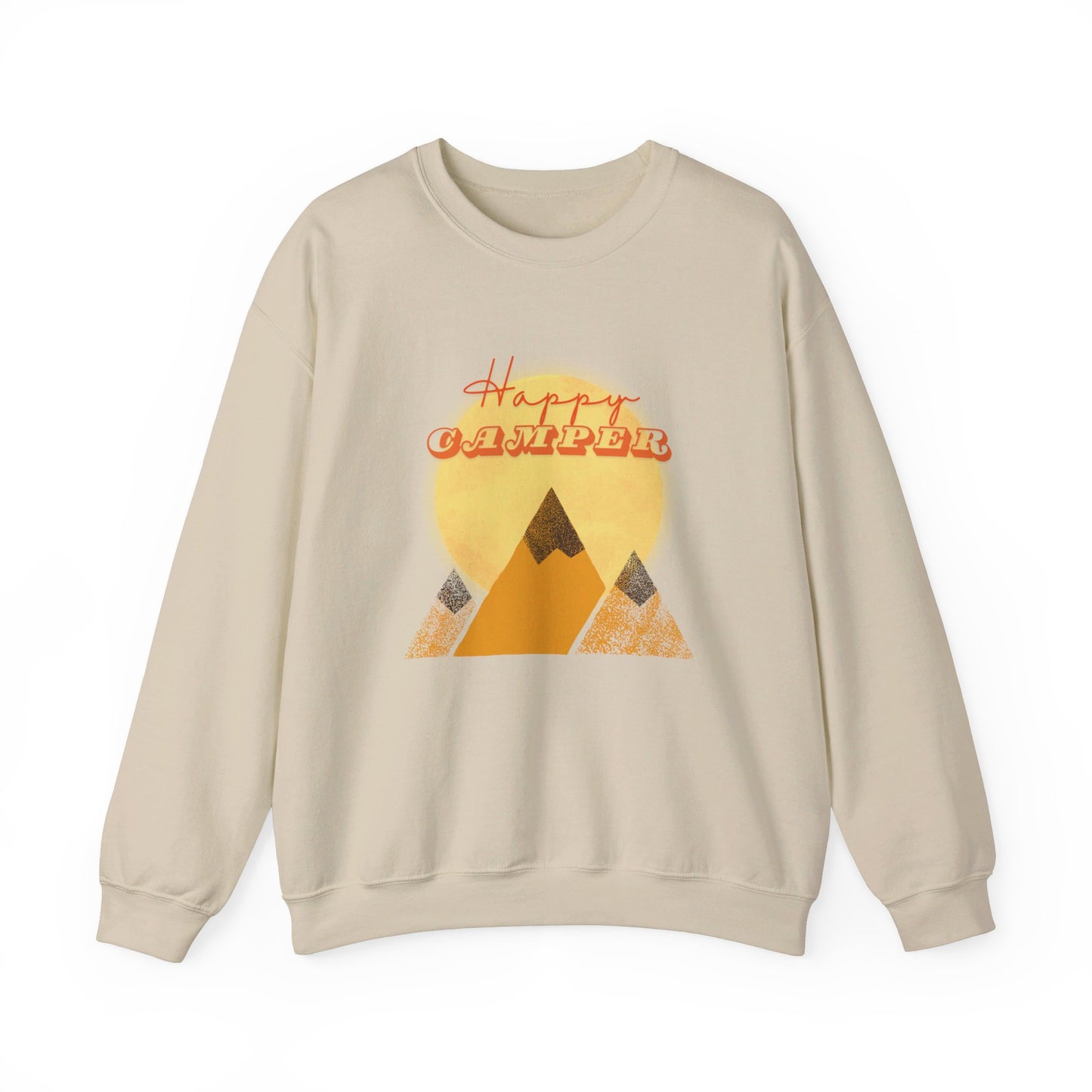 The Happy Camper | Unisex Heavy Blend™ Crewneck Sweatshirt