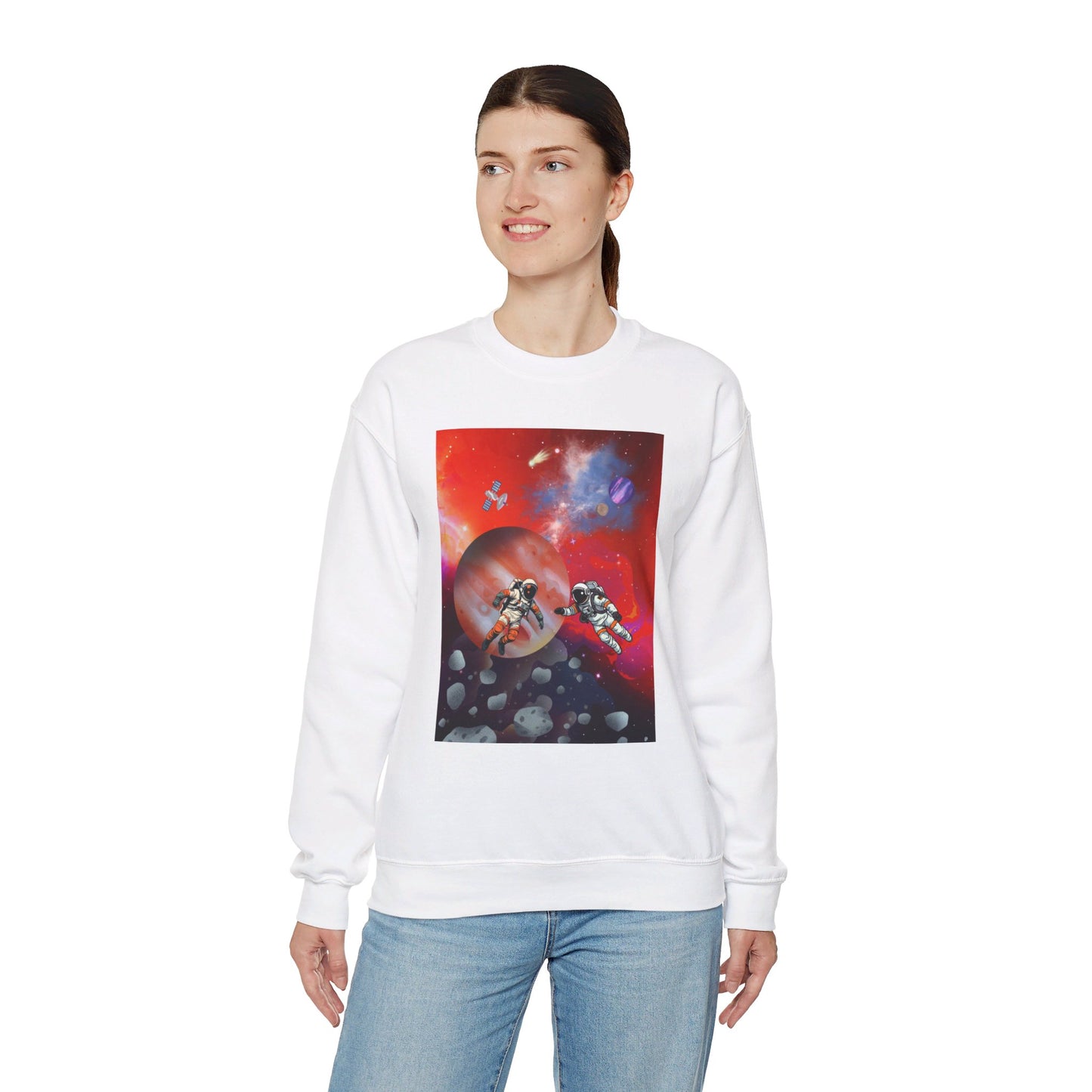 Astronauts in space | Unisex Heavy Blend™ Crewneck Sweatshirt