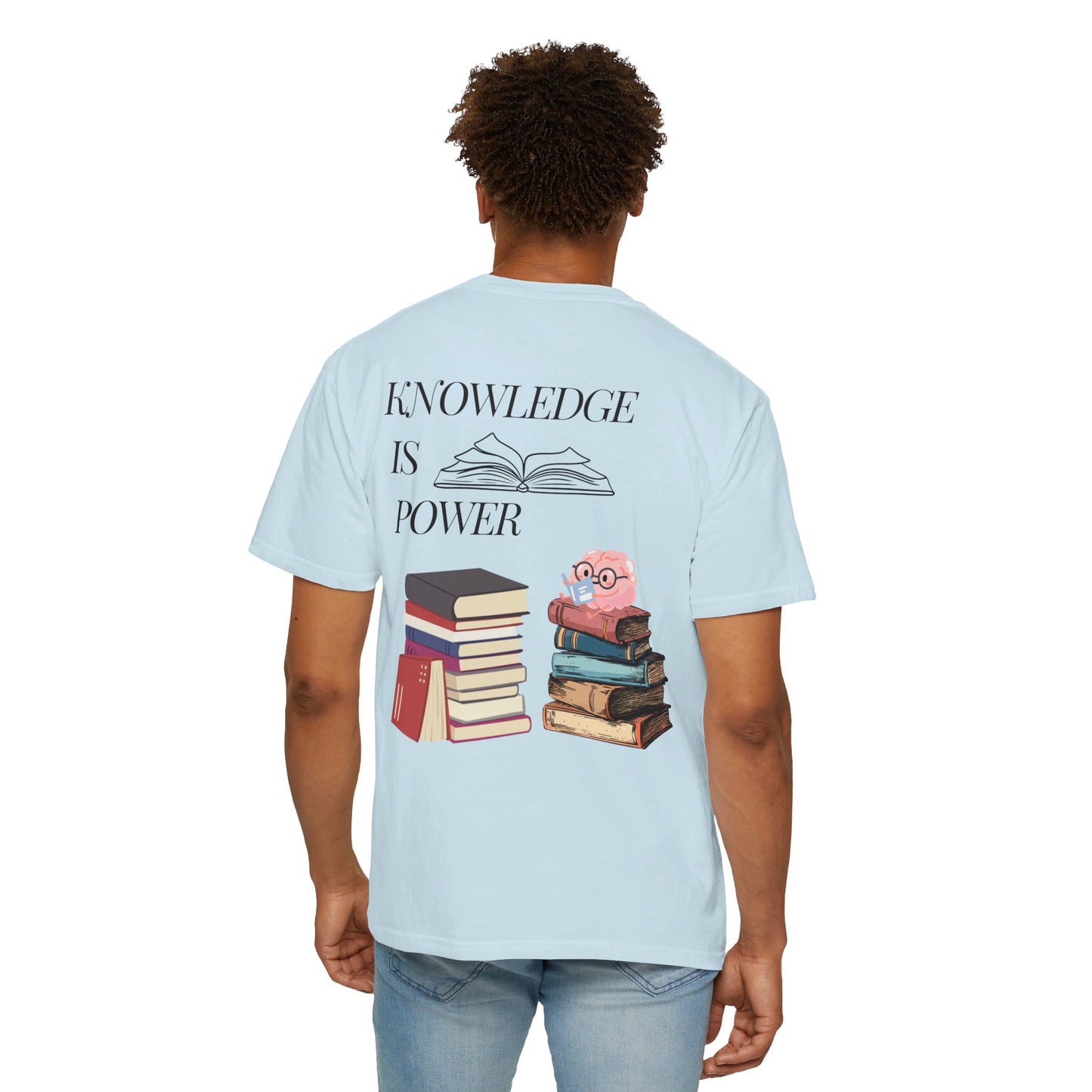 Easily distracted by books | Unisex Garment-Dyed T-shirt