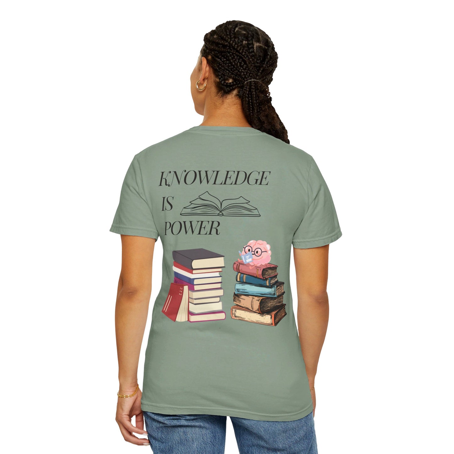 Easily distracted by books | Unisex Garment-Dyed T-shirt