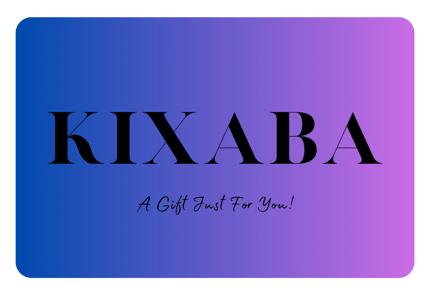 Kixaba Store Gift Card