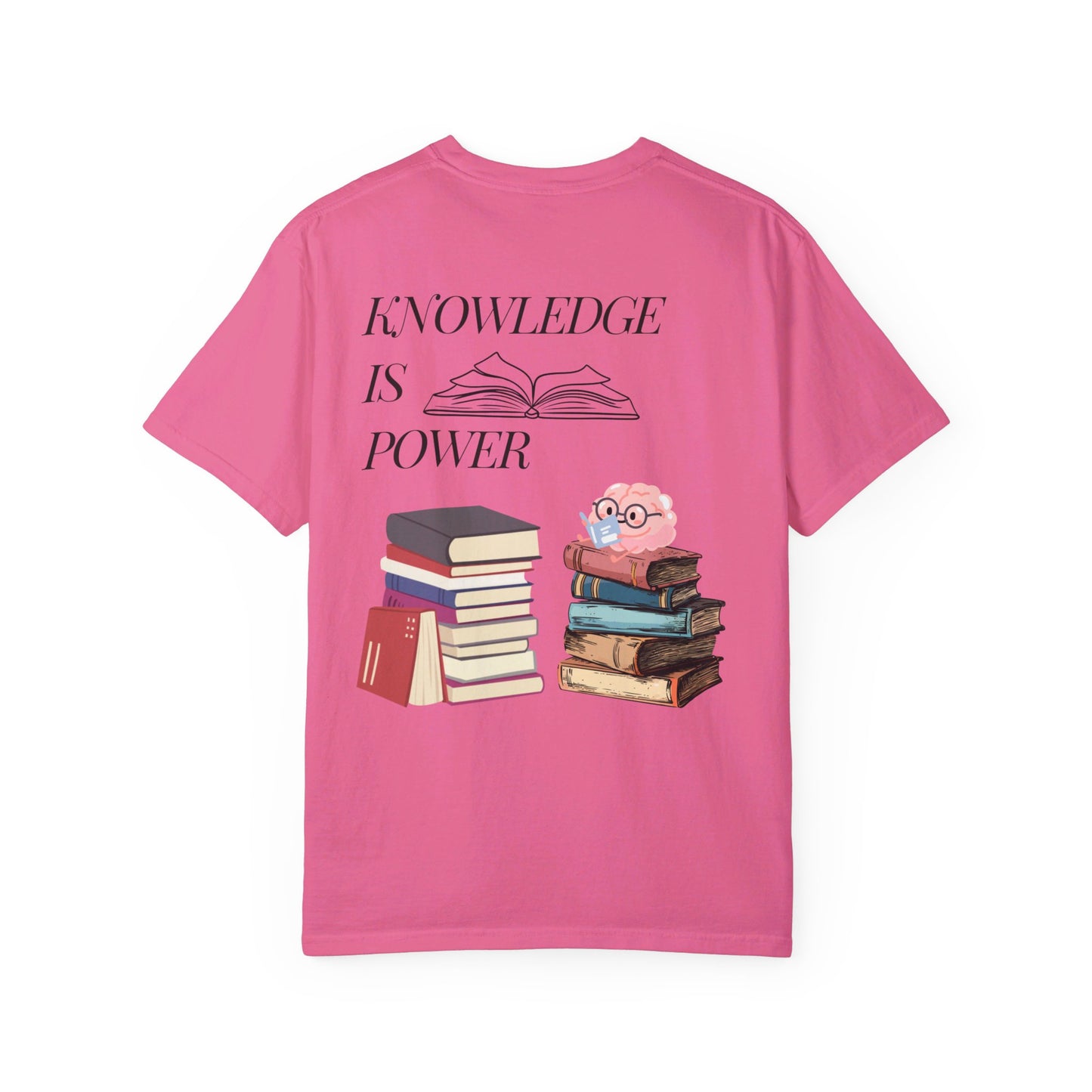 Easily distracted by books | Unisex Garment-Dyed T-shirt