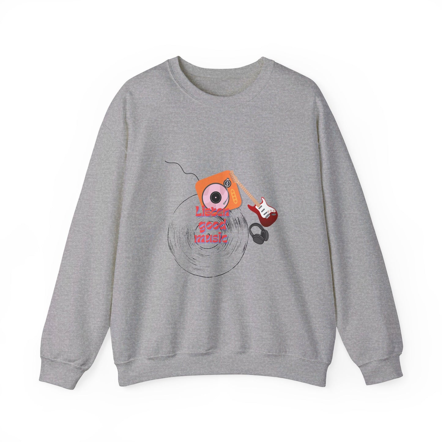 Listen Good Music | Unisex Heavy Blend™ Crewneck Sweatshirt