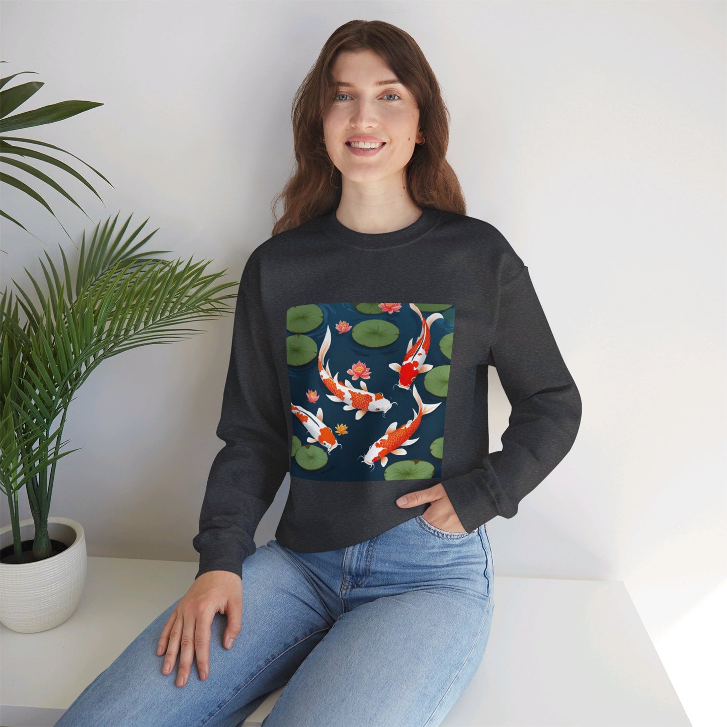 Koi fish | Unisex Heavy Blend™ Crewneck Sweatshirt