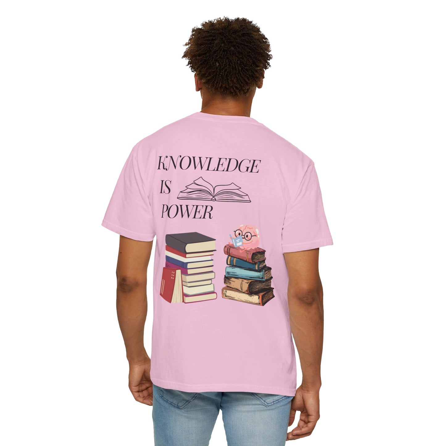 Easily distracted by books | Unisex Garment-Dyed T-shirt