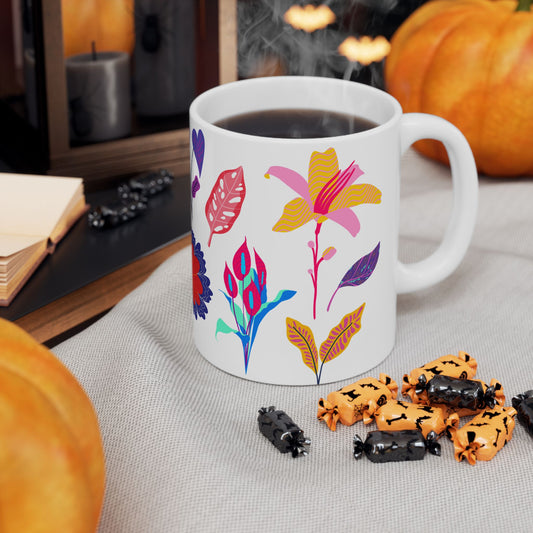 Tropical Leaves | Ceramic Mug, (11oz, 15oz)