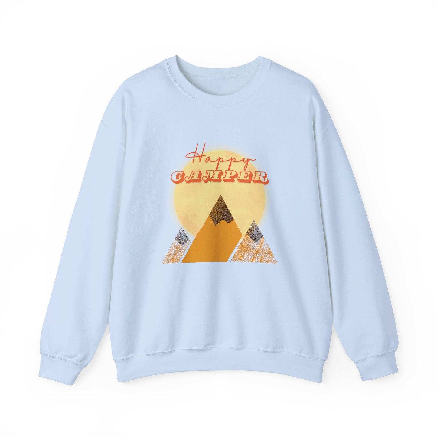 The Happy Camper | Unisex Heavy Blend™ Crewneck Sweatshirt