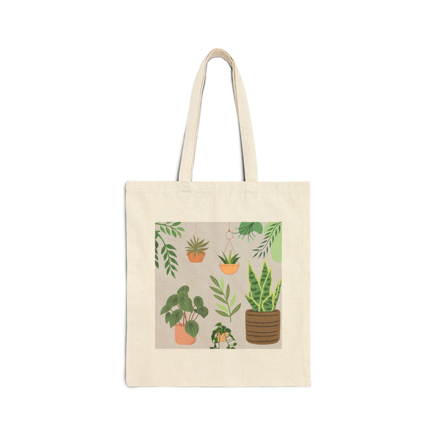 Cute Plants | Cotton Canvas Tote Bag