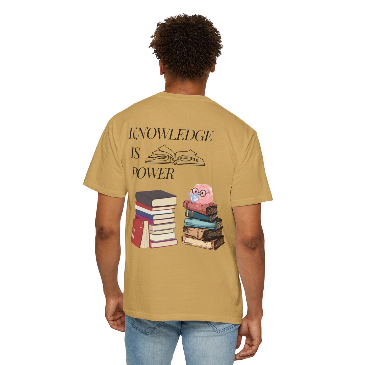 Easily distracted by books | Unisex Garment-Dyed T-shirt