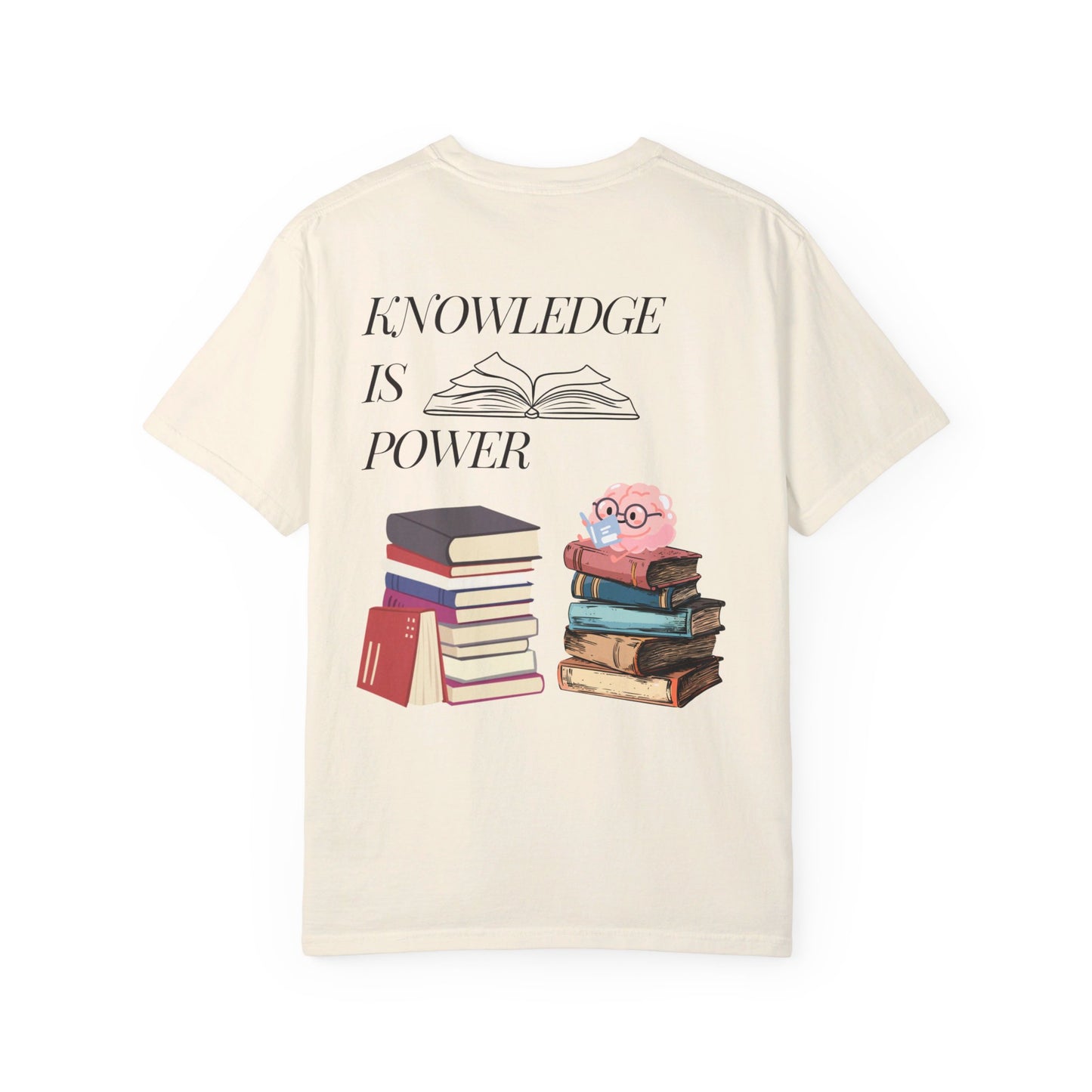 Easily distracted by books | Unisex Garment-Dyed T-shirt