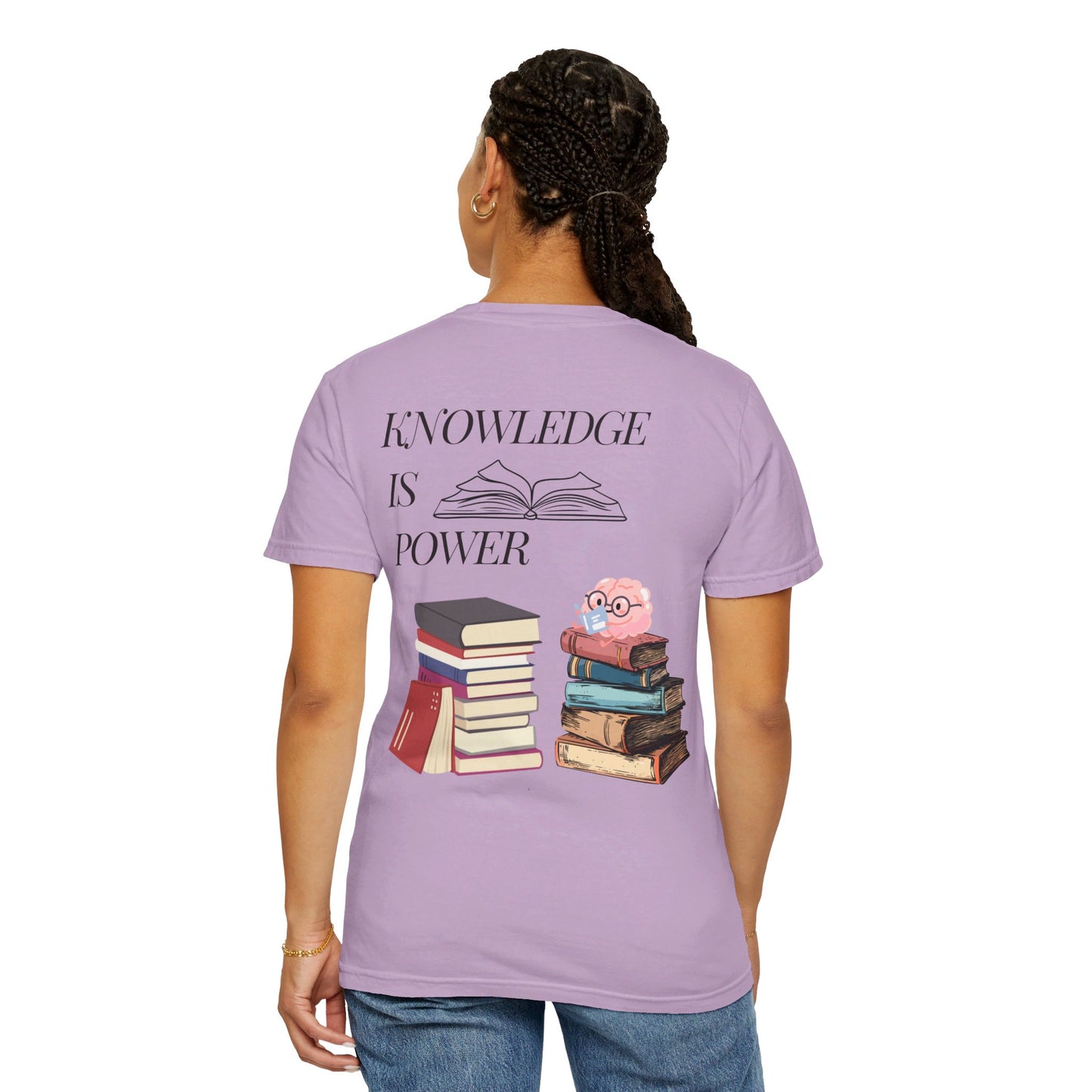 Easily distracted by books | Unisex Garment-Dyed T-shirt