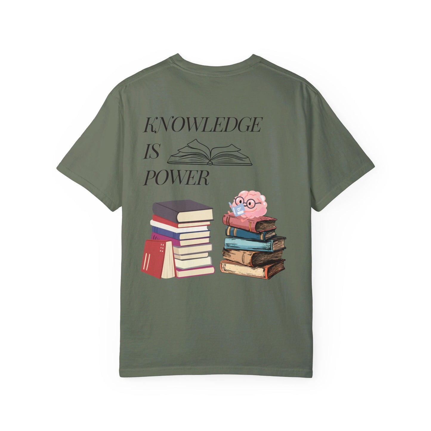 Easily distracted by books | Unisex Garment-Dyed T-shirt