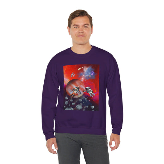 Astronauts in space | Unisex Heavy Blend™ Crewneck Sweatshirt