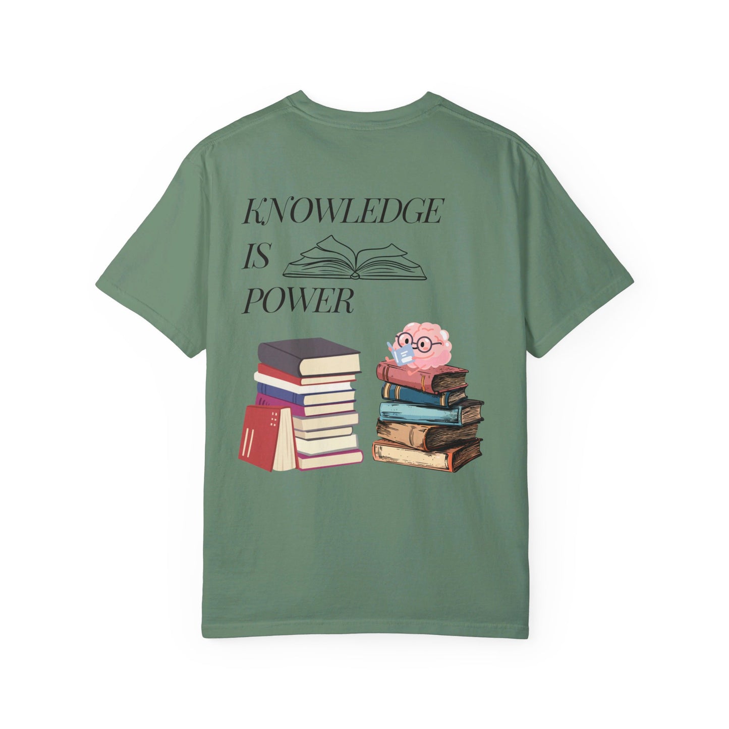 Easily distracted by books | Unisex Garment-Dyed T-shirt