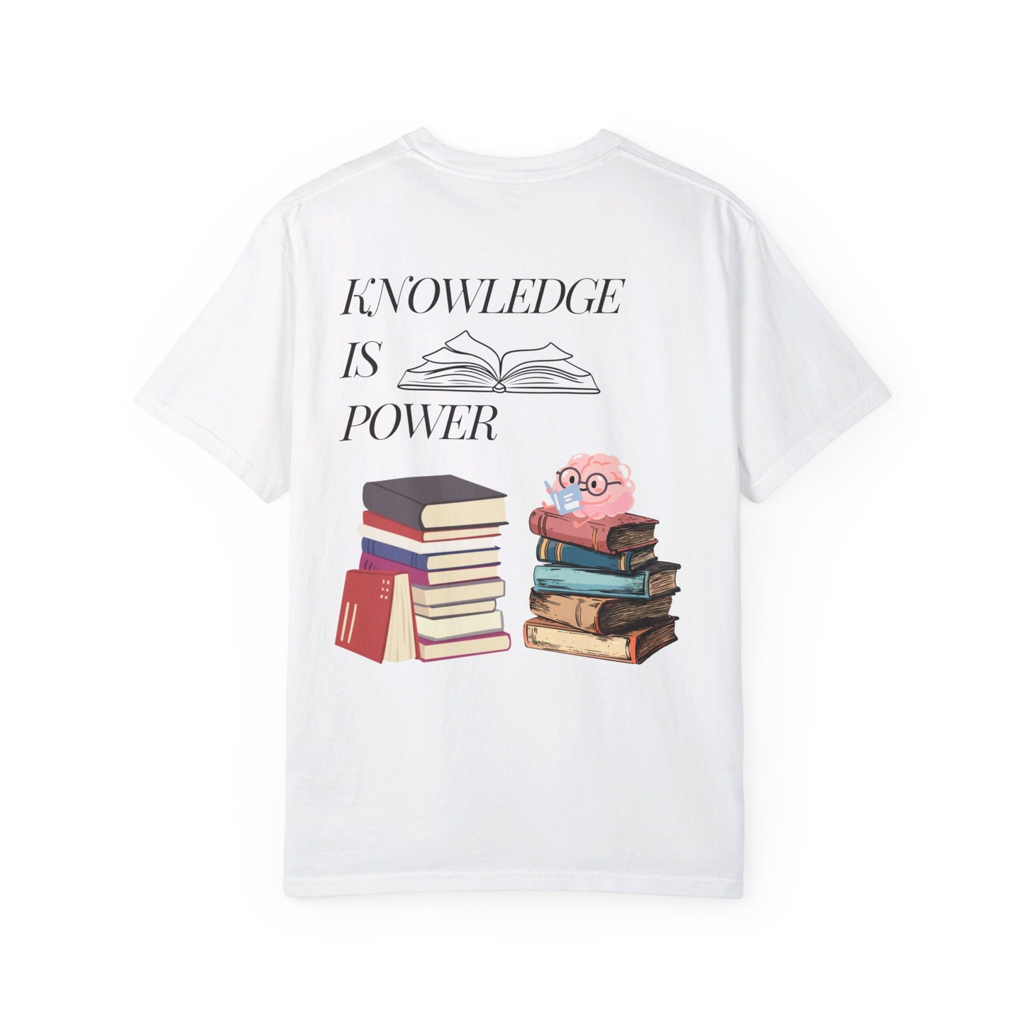 Easily distracted by books | Unisex Garment-Dyed T-shirt