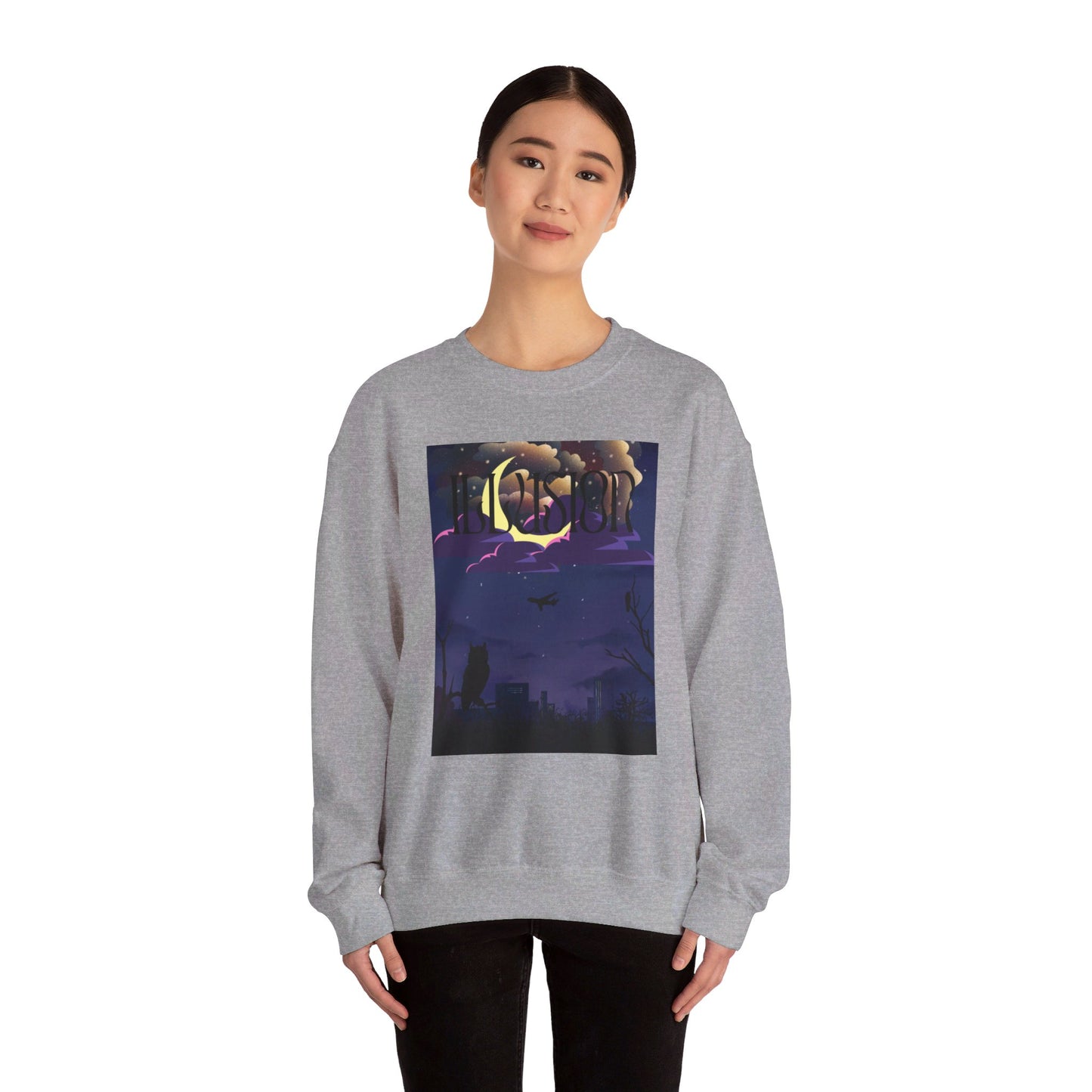 ILLUSION | Unisex Heavy Blend™ Crewneck Sweatshirt