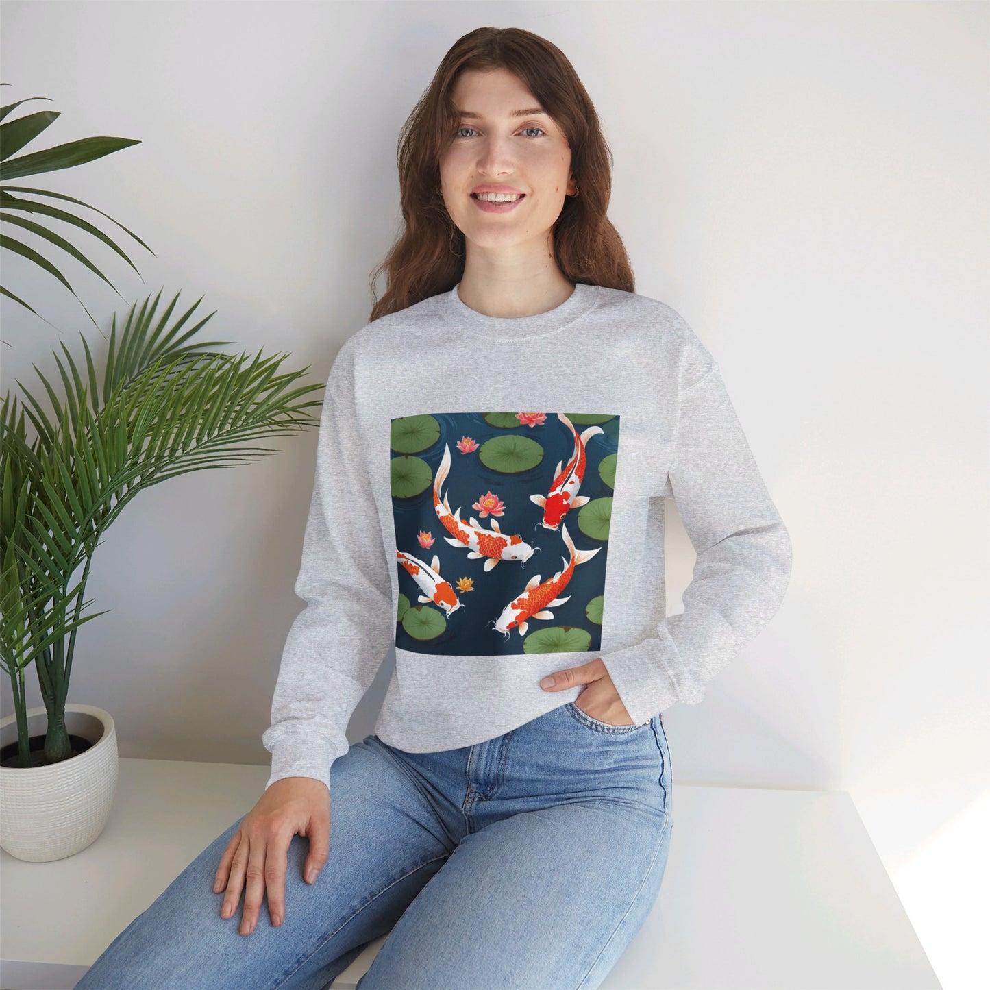 Koi fish | Unisex Heavy Blend™ Crewneck Sweatshirt